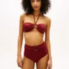 O-Ring High-Rise Bikini Bottom