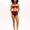 O-Ring High-Rise Bikini Bottom