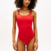 O-Ring Scoop Back One-Piece Swimsuit