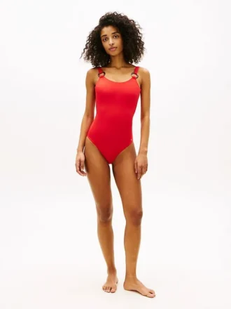 O-Ring Scoop Back One-Piece Swimsuit