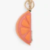 Orange Wedge Coin Purse Bag Charm