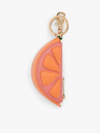 Orange Wedge Coin Purse Bag Charm