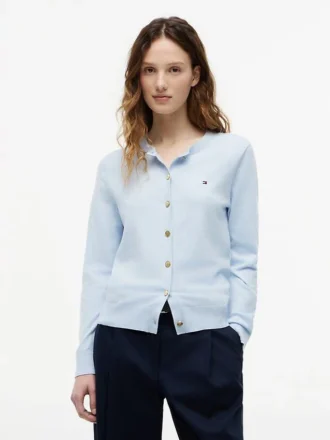 Organic Cotton Jersey Cardigan