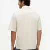 Oversized Fit Crepe Jersey Rugby Polo