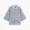 Oversized Fit Striped Polo Oversized Fit Striped Polo