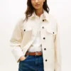 Oversized Twill Utility Shirt Jacket