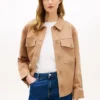 Oversized Twill Utility Shirt Jacket