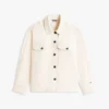 Oversized Twill Utility Shirt Jacket