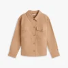 Oversized Twill Utility Shirt Jacket