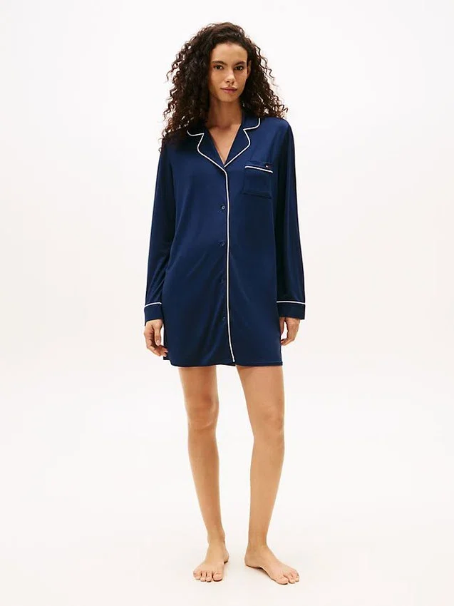 Pajama Shirtdress Pajama Shirtdress