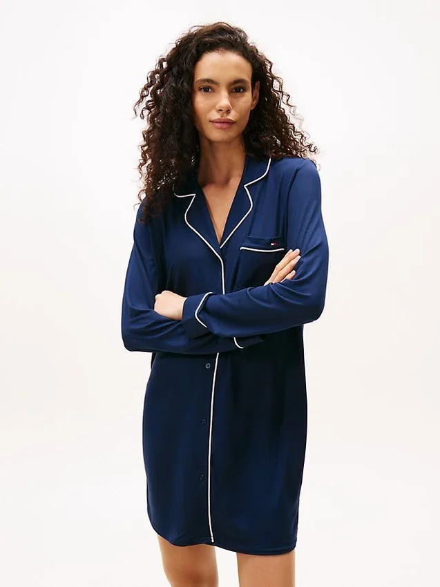 Pajama Shirtdress Pajama Shirtdress