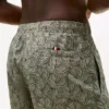 Palm Leaf Print 7″ Swim Trunk