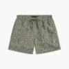 Palm Leaf Print 7″ Swim Trunk