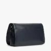 Pebbled Flap Crossbody Bag