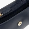 Pebbled Flap Crossbody Bag