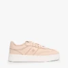 Pebbled Leather Court Sneaker