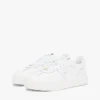 Pebbled Leather Court Sneaker