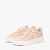Pebbled Leather Court Sneaker