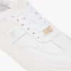 Pebbled Leather Court Sneaker