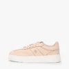 Pebbled Leather Court Sneaker