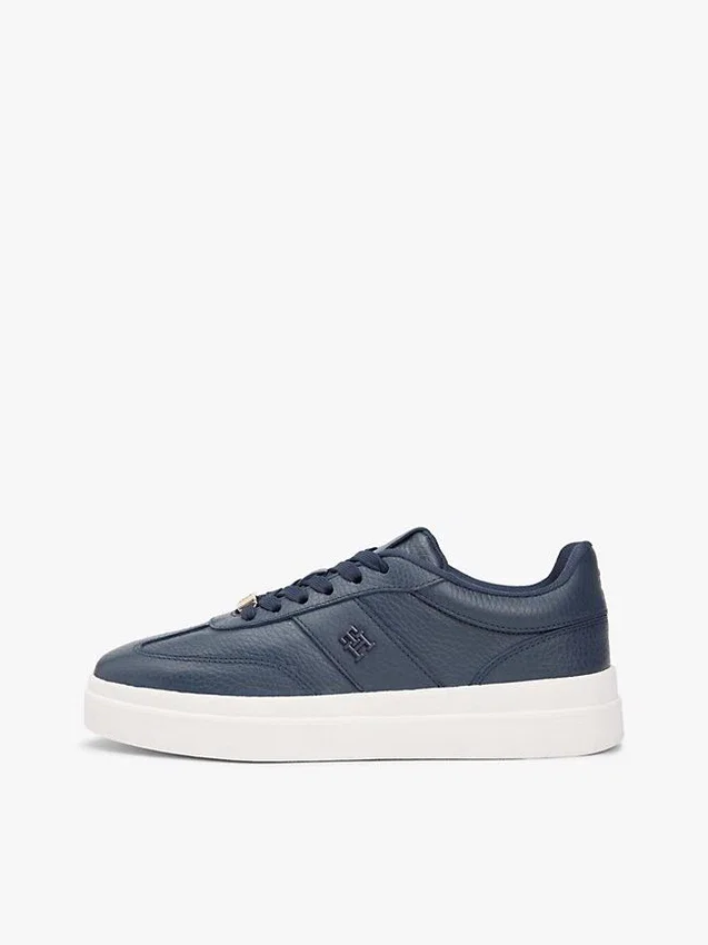 Pebbled Leather Court Sneaker Pebbled Leather Court Sneaker