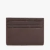 Pebbled Leather Monogram Card Holder Pebbled Leather Monogram Card Holder