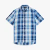 Plaid Cotton-Linen Blend Shirt Plaid Cotton-Linen Blend Shirt