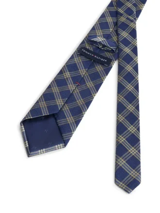 Plaid Silk-Blend Tie