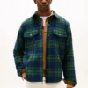 Plaid Wool-Blend Padded Shirt Jacket Plaid Wool-Blend Padded Shirt Jacket