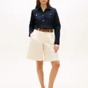 Pleated Poplin Short Pleated Poplin Short
