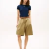 Pleated Poplin Short Pleated Poplin Short