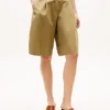 Pleated Poplin Short Pleated Poplin Short