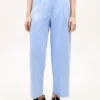 Pleated Twill Barrel Chino