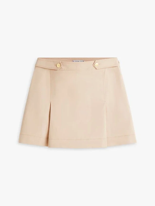 Pleated Twill Mini Skirt Pleated Twill Mini Skirt