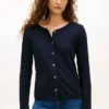 Pointelle T-Shirt Cardigan