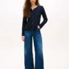 Pointelle T-Shirt Cardigan