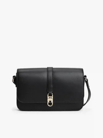 Polished Monogram Flap Crossbody Bag