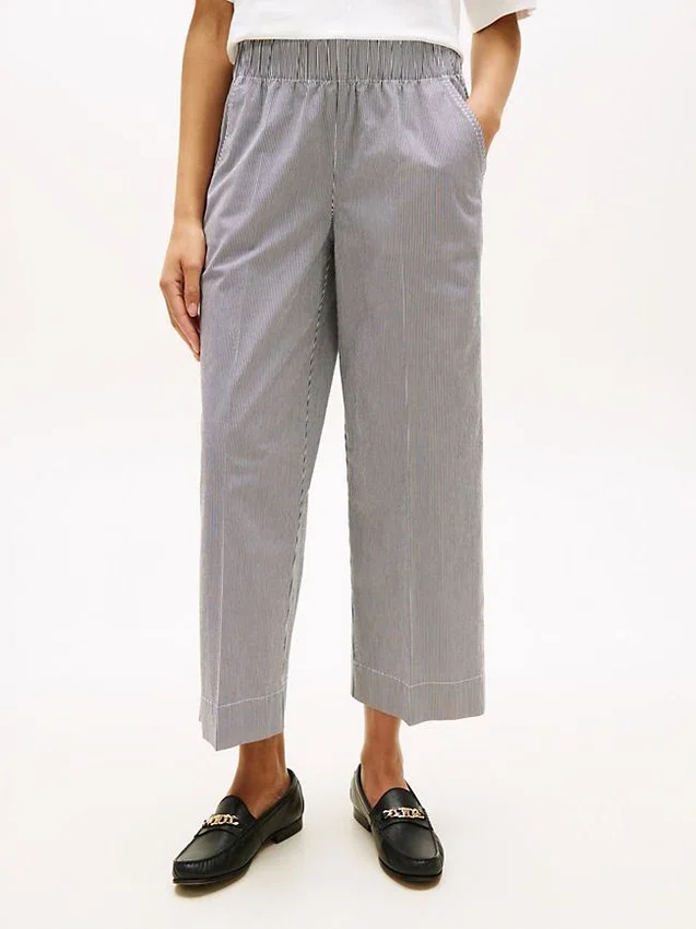 Pull-On Wide-Leg Ankle Pant Pull-On Wide-Leg Ankle Pant
