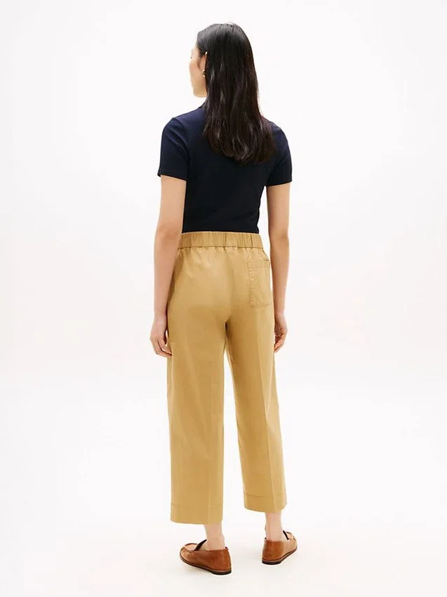 Pull-On Wide-Leg Ankle Pant Pull-On Wide-Leg Ankle Pant