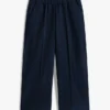 Pull-On Wide-Leg Ankle Pant Pull-On Wide-Leg Ankle Pant
