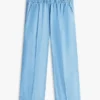 Pull-On Wide-Leg Ankle Pant Pull-On Wide-Leg Ankle Pant