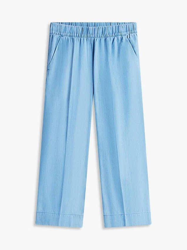 Pull-On Wide-Leg Ankle Pant Pull-On Wide-Leg Ankle Pant