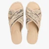 Raffia Espadrille Slide Sandal