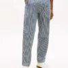 Railroad Stripe Loose Straight Jean Railroad Stripe Loose Straight Jean