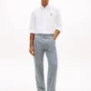 Railroad Stripe Loose Straight Jean Railroad Stripe Loose Straight Jean