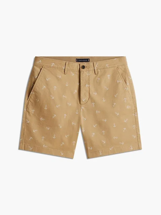 Regular Fit 7″ Anchor Print Short Regular Fit 7″ Anchor Print Short