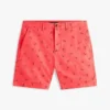 Regular Fit 7″ Anchor Print Short