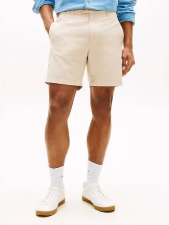 Regular Fit 7″ Cotton-Linen Blend Short