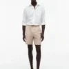 Regular Fit 7″ Cotton-Linen Blend Short Regular Fit 7″ Cotton-Linen Blend Short
