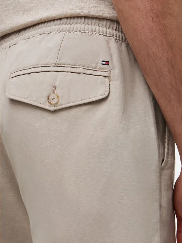 Regular Fit 7″ Cotton-Linen Blend Short Regular Fit 7″ Cotton-Linen Blend Short